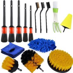  Mobilly set de perii pentru curățarea și lustruirea mașinii (Complet kit for car cleaning)