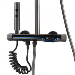 iHunt Set de dus smart, iHunt C56, Display LED, afisaj digital, 4 moduri de curgere, ajustabil panou dus (C459658)