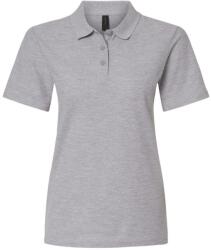 Gildan Női Softstyle Pique póló pólóing 2XL szürke