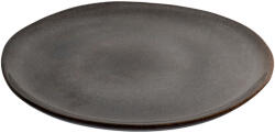 House Nordic Selma tányér, kerámia, szürke/barna ø27cm, 4db (4700053)