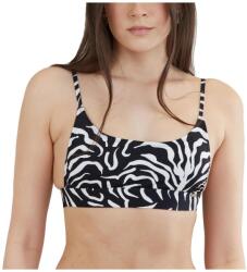 Fundango Moana Bralette Top női bikini felső S fehér|fekete