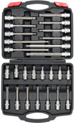 TOYA Bit dugókulcs készlet 26 részes 1/2" Spline (YT-77542) - yatoszerszam
