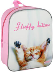 Spirit Spirit: Happy Kittens boldog cicás 3D mintás lekerekített ovis hátizsák 30x25x12cm (410543) - jatekshop