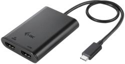 i-tec USB-C Dupla 4K/60Hz (egyes 8K/30Hz) HDMI Videó Adapter (C31DUAL4K60HDMI)