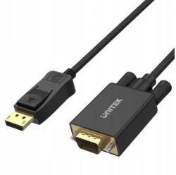 Unitek Adapter DisplayPort to VGA, kábel 1, 8m (Y-5118F)