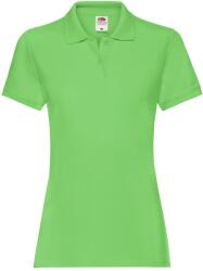 Fruit of the Loom Női prémium egyszínű póló póló M sárga|zöld