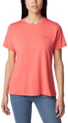 Columbia Sun Trek Short Sleeve Graphic Tee női rövid ujjú póló S vörös
