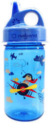 Nalgene Grip-n-Gulp Sustain Baby Bottle 0, 35 l albastru biplane
