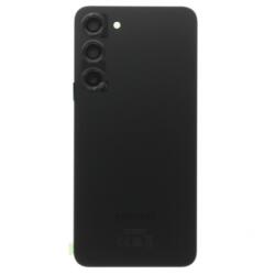 Samsung S916B Galaxy S23 Plus, S23+ akkufedél (hátlap) kamera lencsével, fekete (gyári, Grade A)