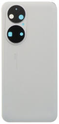 Huawei P50 akkufedél (hátlap) kamera lencsével és ragasztóval, fehér (utángyártott)