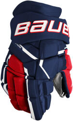Bauer Mănuși de hochei Supreme MACH Navy/Red/White Senior 14 inci