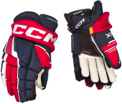 CCM Mănuși de hochei Tacks XF Navy/Red/White Junior 12 inci