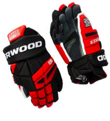 SHER-WOOD Mănuși de hochei Rekker Legend Pro Black/Red/White Junior 11 inci