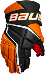 Bauer Mănuși de hochei Vapor 3X Black/Orange Senior 14 inci