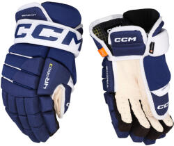 CCM Mănuși de hochei Tacks 4 ROLL PRO 3 Blue/White Senior 15 inci
