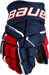 Bauer Mănuși de hochei Supreme MACH Navy/Red/White Junior 10 inci
