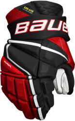 Bauer Mănuși de hochei Vapor Hyperlite black/red Intermediate 12 inci