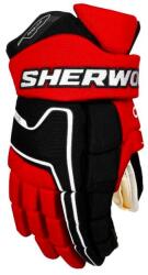 SHER-WOOD Mănuși de hochei Code Encrypt Pro Black/Red/White Junior 11 inci