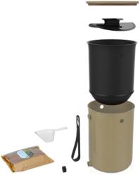 Bokashi Organko 2 konyhai mini komposztáló + 1 kg starter - Cappuccino - termeszetkosar