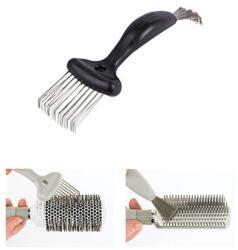 Olivia Garden Ceramic+Ion 2in1 hajkefe tisztító fekete - hairpower