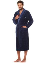 L&L Professzor férfi fürdőköpeny, kék, 3XL