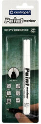 Centropen Lakkmarker 0, 7mm, vékony metál hegy Centropen 9211 fehér (53496) - cartridge