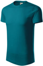 MALFINI 171 Origin férfi póló petrol kék színben (GOTS) (1719313)
