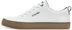 s. Oliver 13606-44-100 Férfi fehér fűzős sportcipő