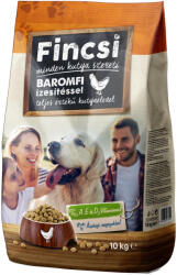 Fincsi 10kg kutyatáp Baromfi ízesítésű