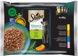 Sheba Nature's Collection Vegyes választék Mártásban Alutasakos macskaeledel 4x85g FD91N