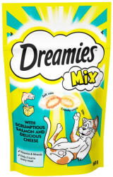 Dreamies jutalomfalat macskák számára 60g Mix Lazaccal és sajttal - tenyesztoitap