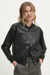 Answear Lab bomber dzseki női, fekete, átmeneti, oversize - fekete M/L