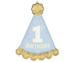 anagram Számos lufi 34" 86cm óriás lufi, 1-es, 1. szülinap (LUFI710273)