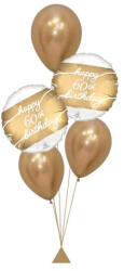  Héliumos luficsokor szülinapra - 60-as - INGYENES GLS szállítással (LUFI491757)