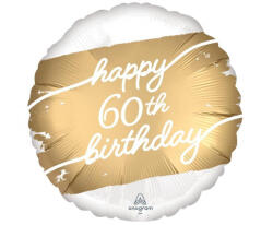 anagram Szám, Számos lufi 18" 45cm - 60-as lufi, Happy Birthday 60 (LUFI504605)