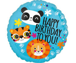 anagram Szülinapi lufi 18" 45cm Happy Birthday (LUFI128724)