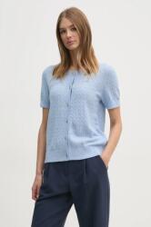 Tommy Hilfiger gyapjú kardigán könnyű, WW0WW43958 - kék M