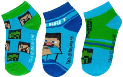 Mojang Minecraft gyerek titokzokni 3 pár/csomag 23-38 Nr2