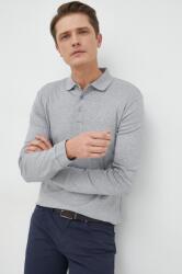 HUGO BOSS pamut hosszúujjú szürke, sima, 50468392 - szürke XXL - answear - 34 990 Ft