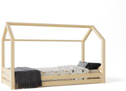  Házikó ágy prémium fiókkal ágy méret: 100 x 190 cm, fiók, lábak: lábak nélkül, Leesésgátlók: egyik sem