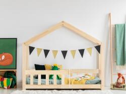  Clasic dominant házikó ágy leesésgátlóval ágy méret: 80 x 180 cm