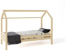 Házikó ágy prémium fiókkal ágy méret: 100 x 180 cm, fiók, lábak: lábakkal, fiók nélkül, Leesésgátlók: hátsó