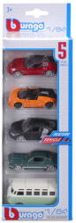 Bburago 1/64 autók, 5 db/csomag