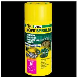 JBL ProNovo Spirulina Flakes "M" - Spirulina táppehely M-es méretben minden 8-20 cm-es akváriumi halhoz (250ml/40g)