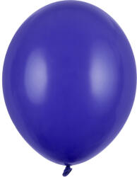 PartyDeco Királykék latex léggömbök 27 cm, 10 db