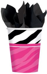 Amscan Zebra mintás poharak