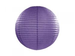 PartyDeco Lila lampion - gömb 45 cm