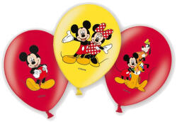 Amscan Mickey mouse club latex lufik 27, 5 cm, 6 db