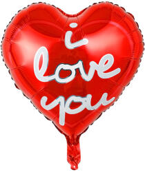 Party World Szeretlek fólia lufi - piros