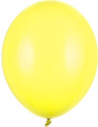 PartyDeco Sárga latex lufik 27 cm, 10 db